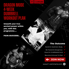 Dragon Mode 4-Week Dumbbell Workout Plan